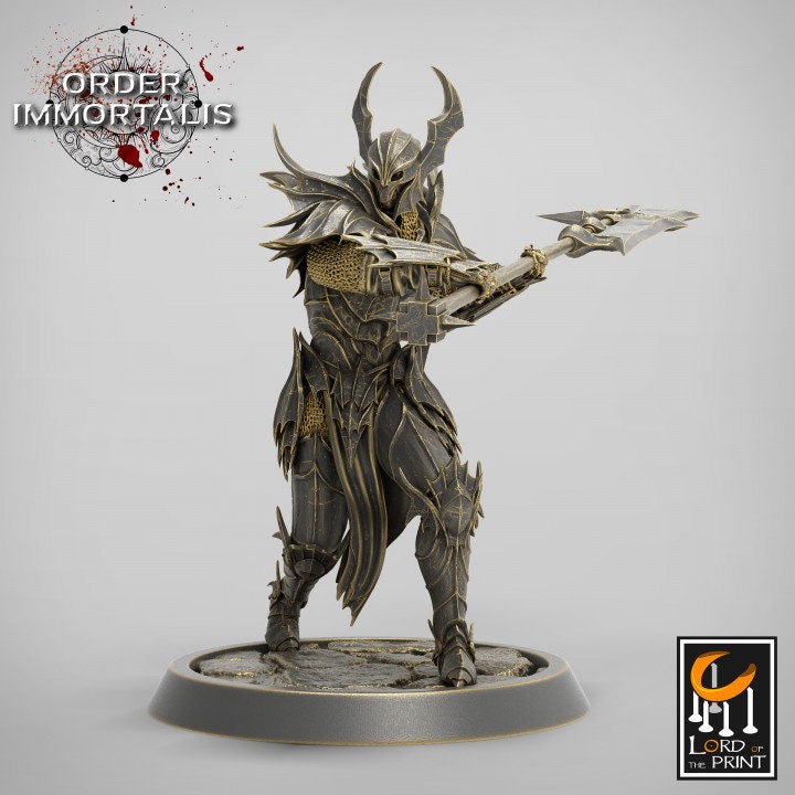 Blood Knight Halberd - Order Immortalis