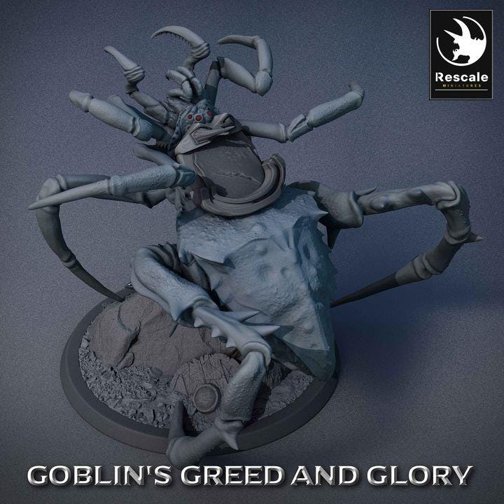 Spider Saddle - Goblin's Greed and Glory