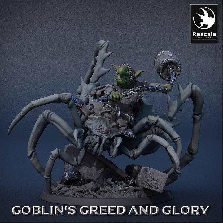 Goblin Spider Rider - Goblin's Greed and Glory