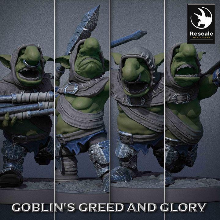 Goblin Lancer - Goblin's Greed and Glory