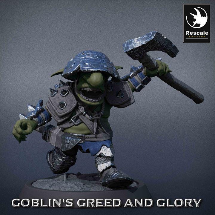 Goblin Axe - Goblin's Greed and Glory