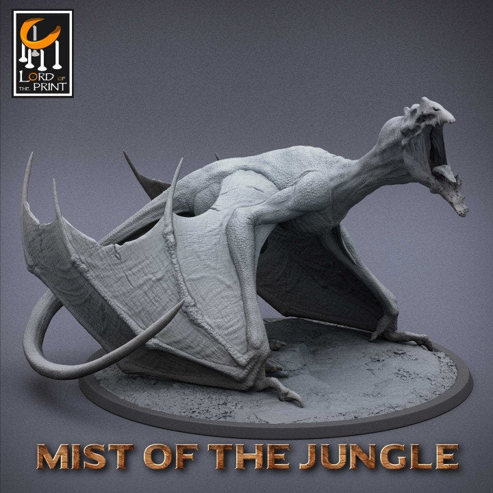 Prehistoric Wyvern - Mist of the Jungle
