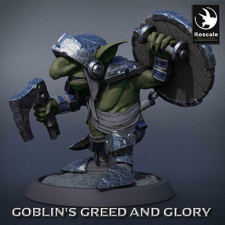 Goblin Warrior - Goblin's Greed and Glory