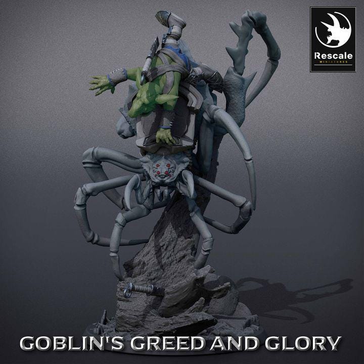 Goblin Spider Rider - Goblin's Greed and Glory