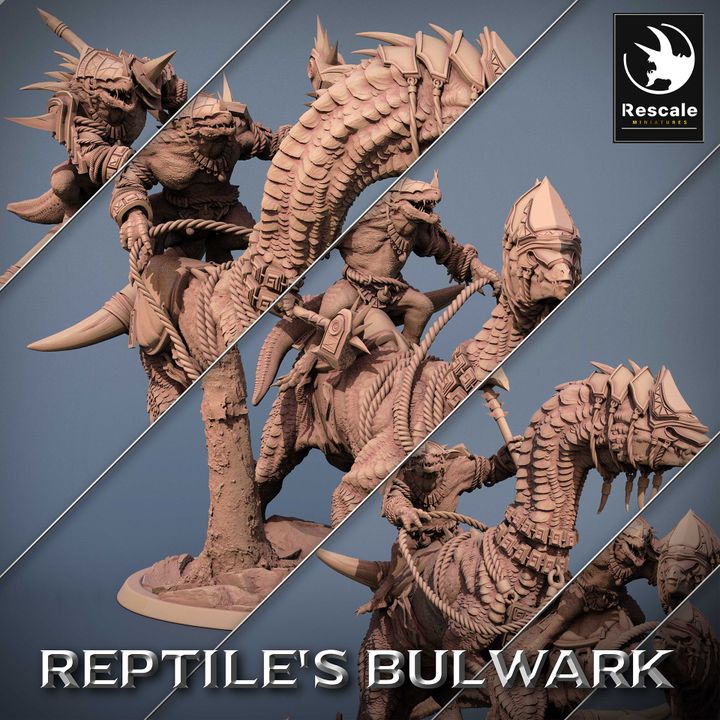 Lizardmen Mounts - Reptile's Bulwark