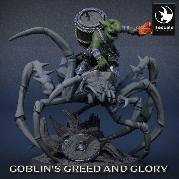 Goblin Spider Rider - Goblin's Greed and Glory
