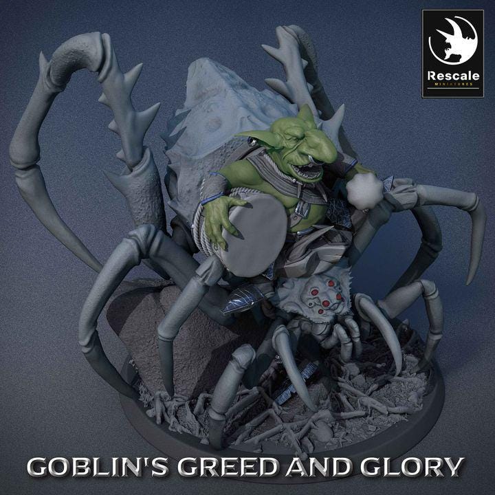 Goblin Spider Rider - Goblin's Greed and Glory
