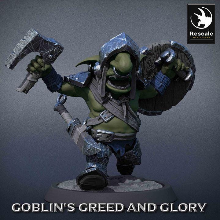 Goblin Warrior - Goblin's Greed and Glory