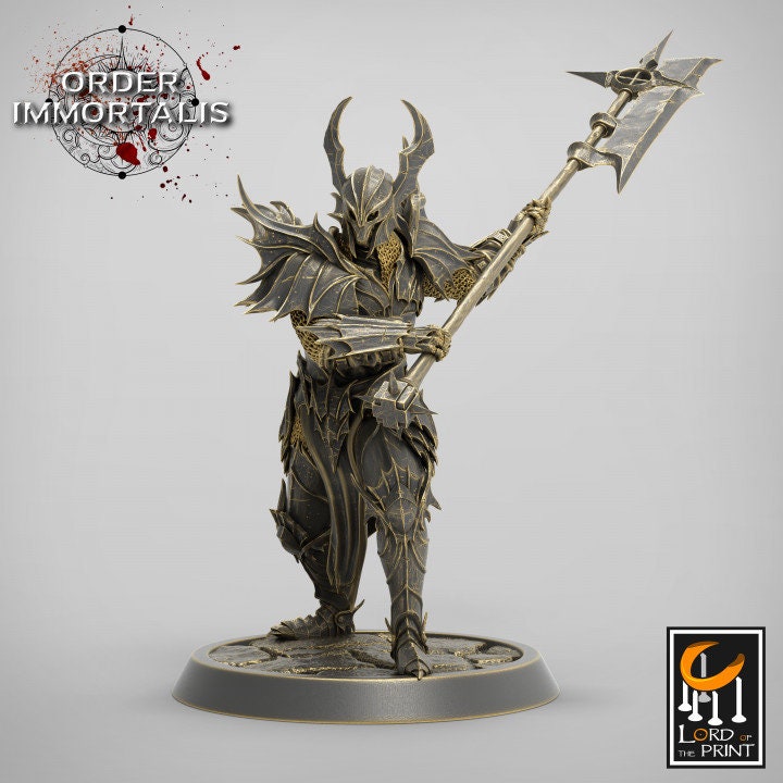 Blood Knight Halberd - Order Immortalis