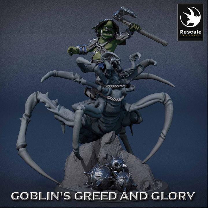 Goblin Spider Rider - Goblin's Greed and Glory