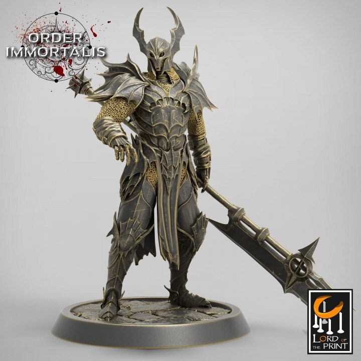 Blood Knight Halberd - Order Immortalis