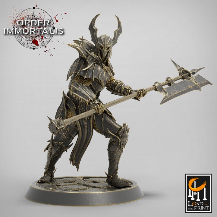 Blood Knight Halberd - Order Immortalis