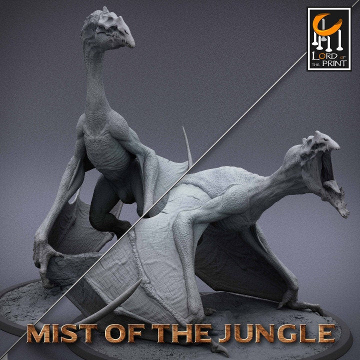 Prehistoric Wyvern - Mist of the Jungle