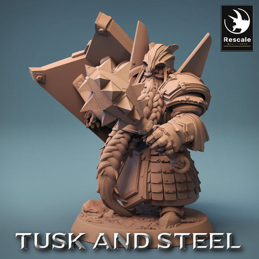 Dwarf Mace - Tusk and Steel