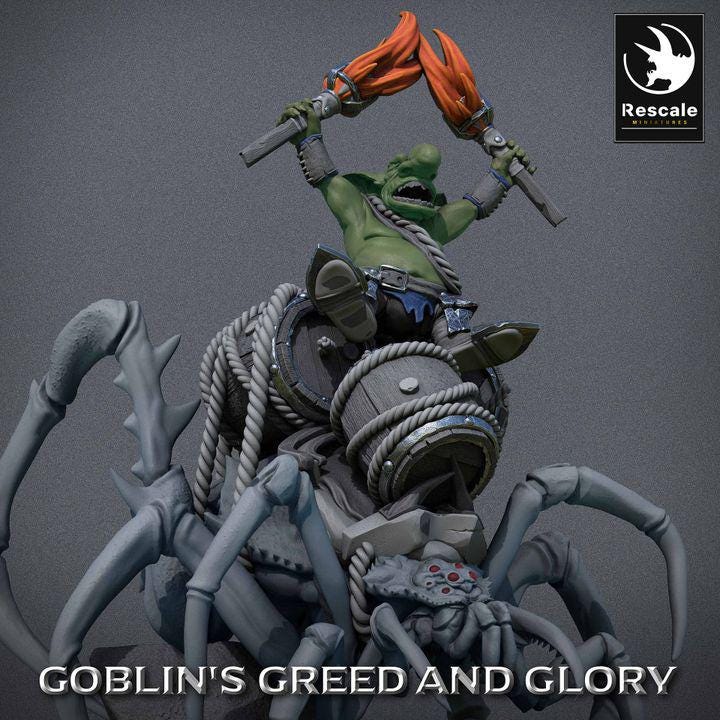 Goblin Spider Rider - Goblin's Greed and Glory