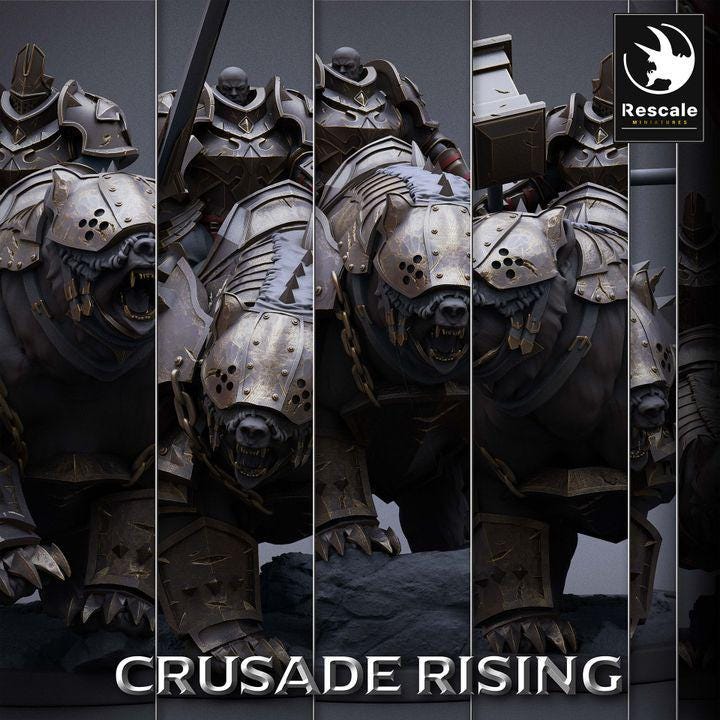 Templar Bear Riders - Crusade Rising