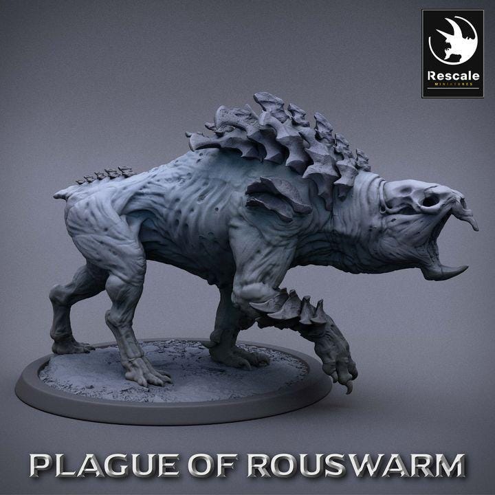 Rat Rider Unmounted - Plague of Rouswarm