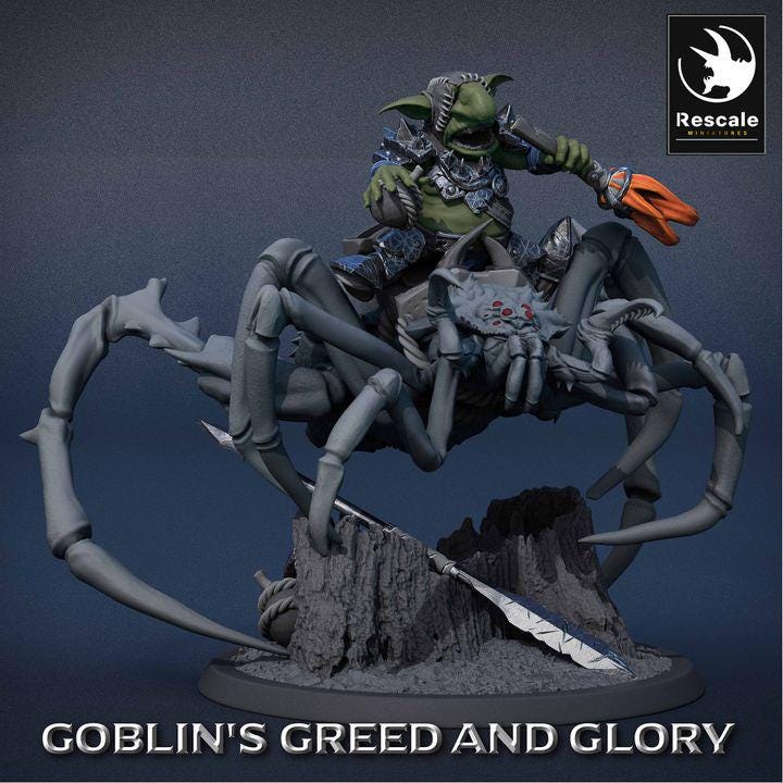 Goblin Spider Rider - Goblin's Greed and Glory